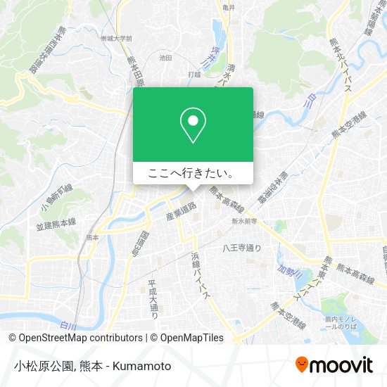 小松原公園地図