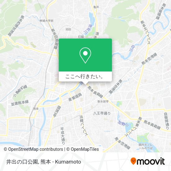井出の口公園地図