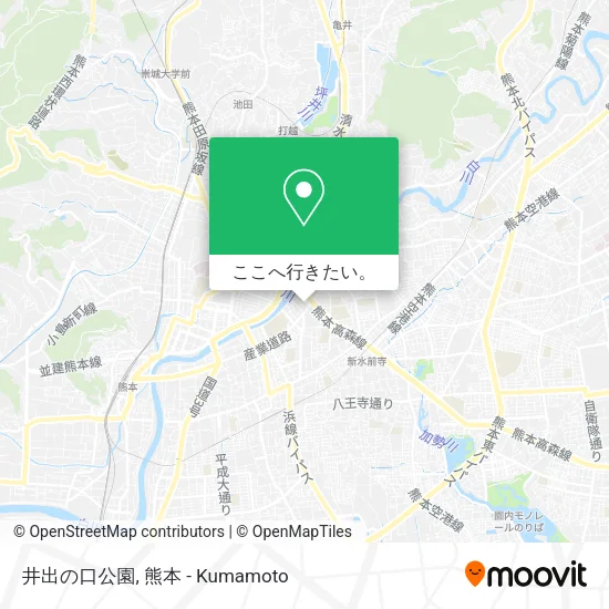 井出の口公園地図