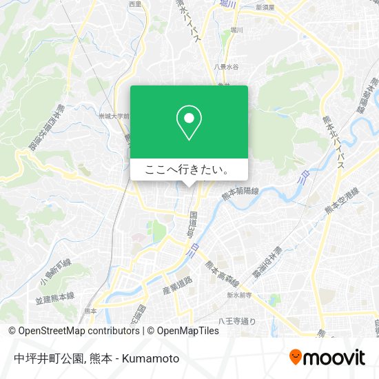 中坪井町公園地図