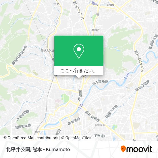 北坪井公園地図