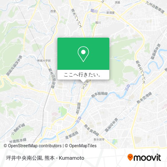 坪井中央南公園地図