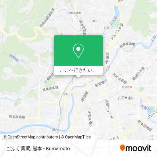 ごふく薬局地図