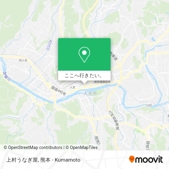 上村うなぎ屋地図