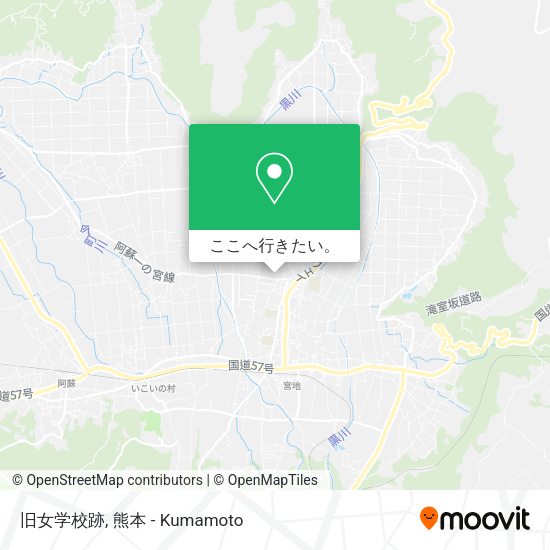旧女学校跡地図