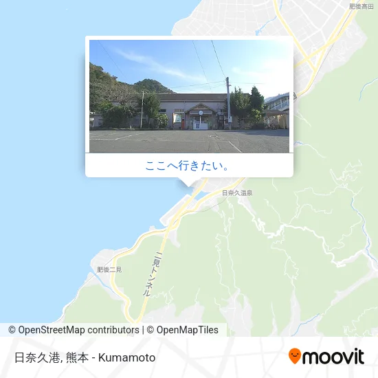日奈久港地図