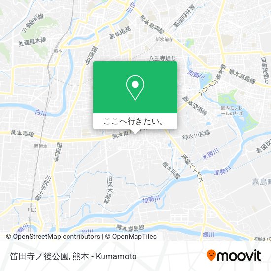 笛田寺ノ後公園地図