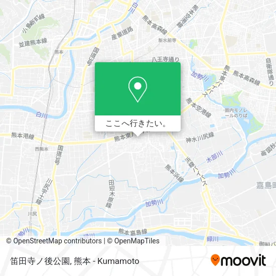 笛田寺ノ後公園地図