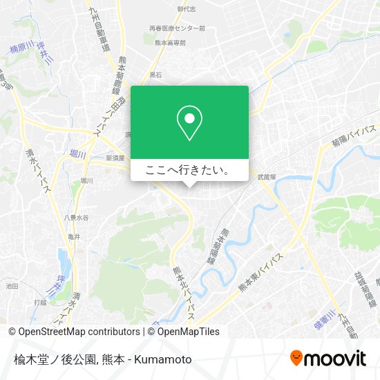 楡木堂ノ後公園地図