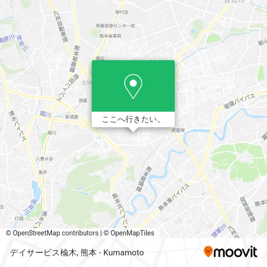 デイサービス楡木地図