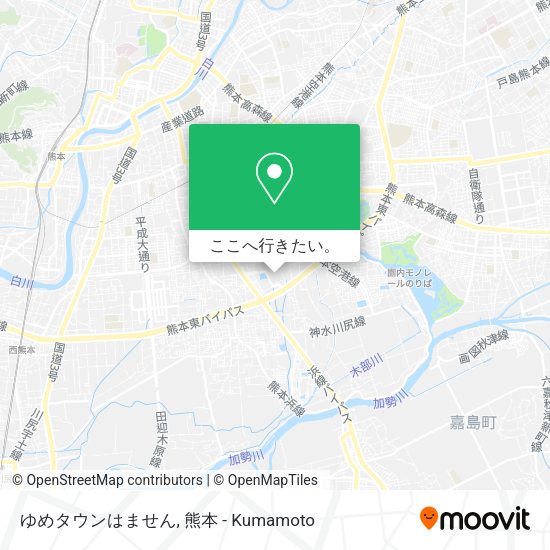 ゆめタウンはません地図