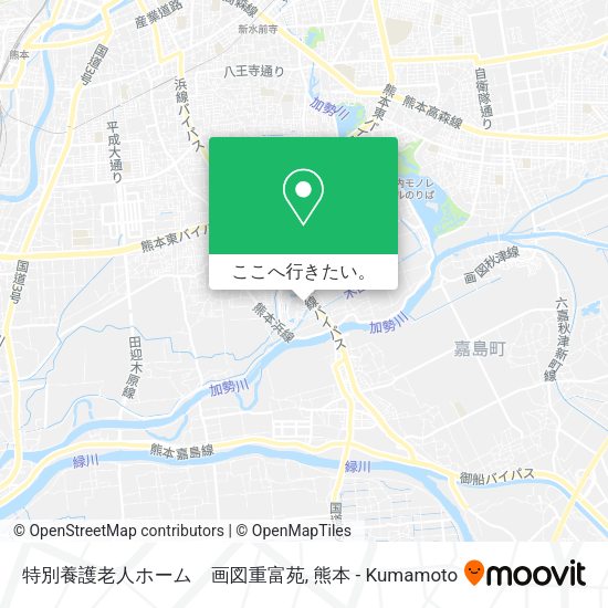 特別養護老人ホーム　画図重富苑地図