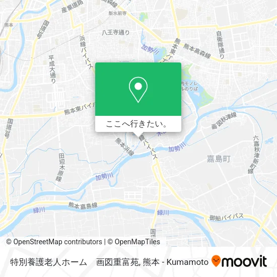 特別養護老人ホーム　画図重富苑地図