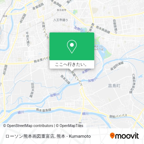 ローソン熊本画図重富店地図