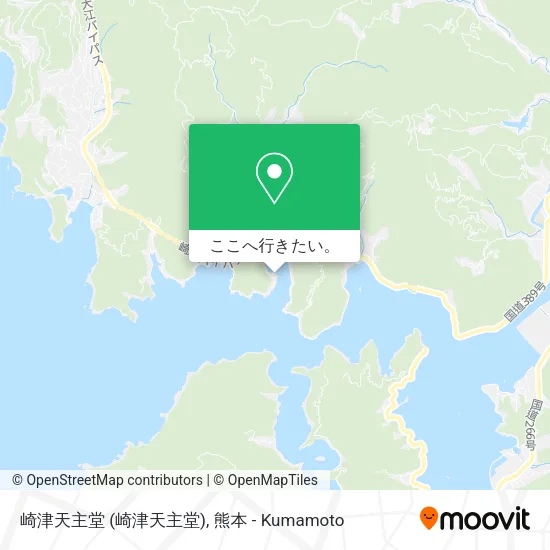 崎津天主堂地図