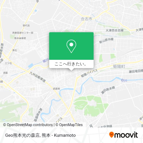 Geo熊本光の森店地図