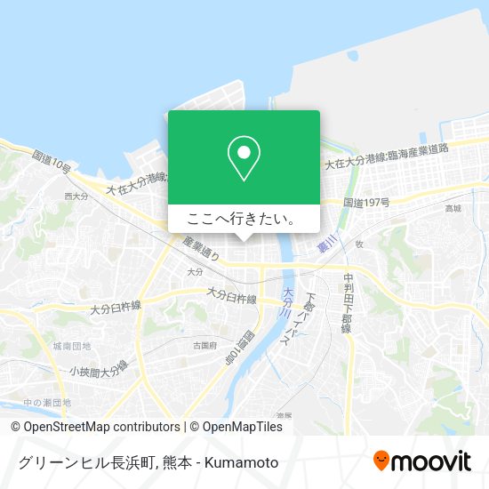 グリーンヒル長浜町地図