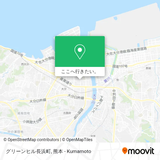 グリーンヒル長浜町地図