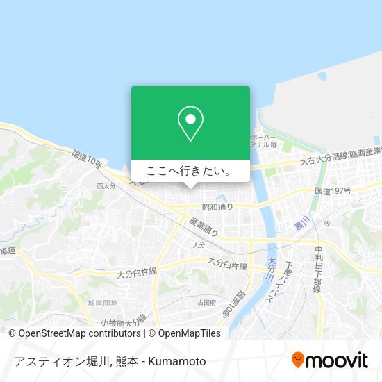 アスティオン堀川地図