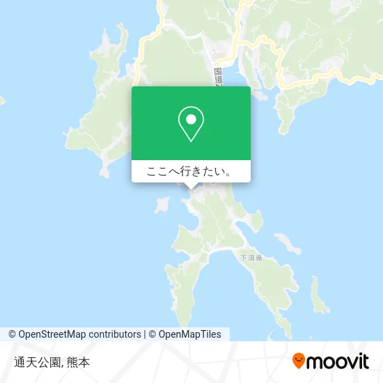 通天公園地図