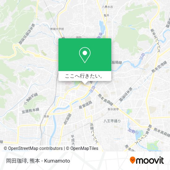 岡田珈琲地図