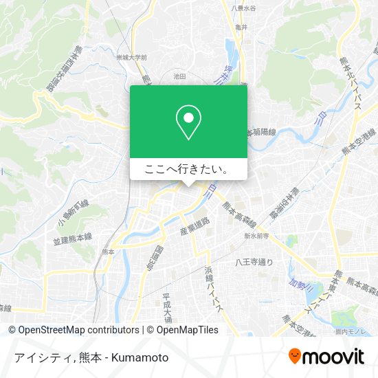 アイシティ地図