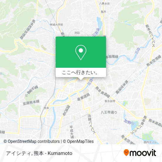 アイシティ地図