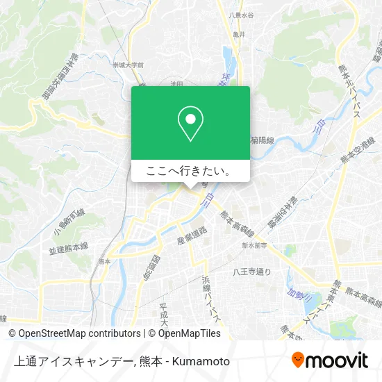 上通アイスキャンデー地図