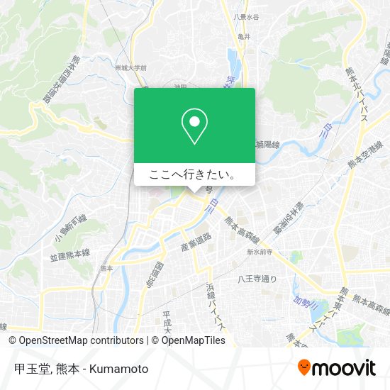 甲玉堂地図
