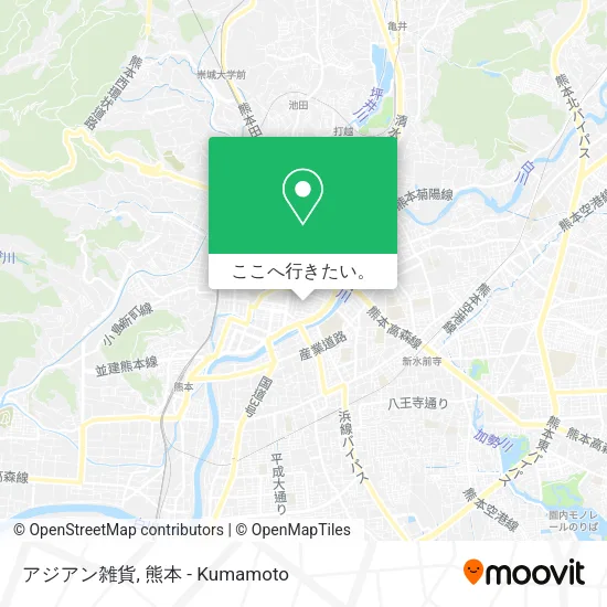 アジアン雑貨地図