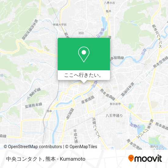 中央コンタクト地図