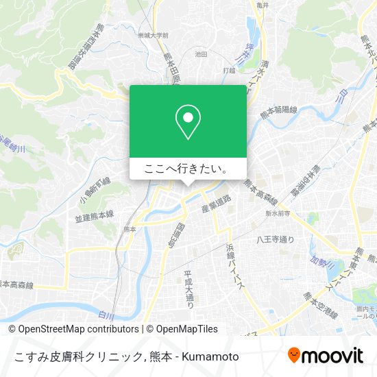 こすみ皮膚科クリニック地図