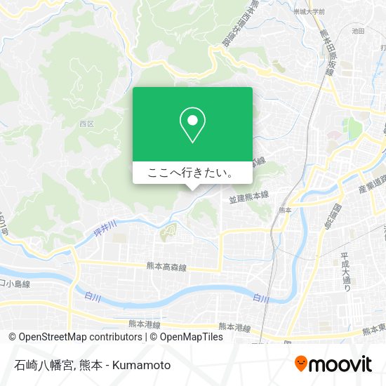 石崎八幡宮地図