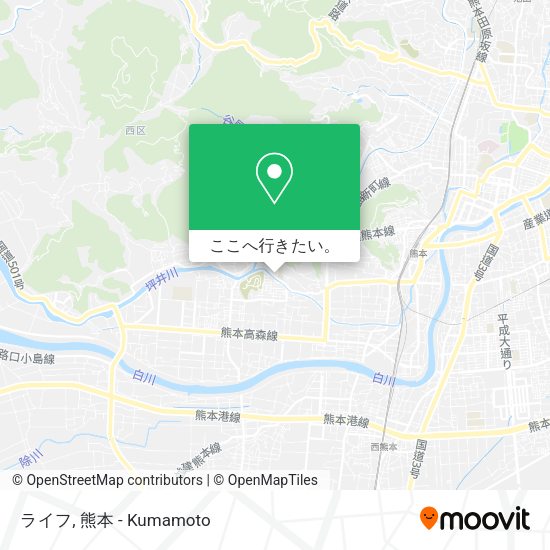 ライフ地図