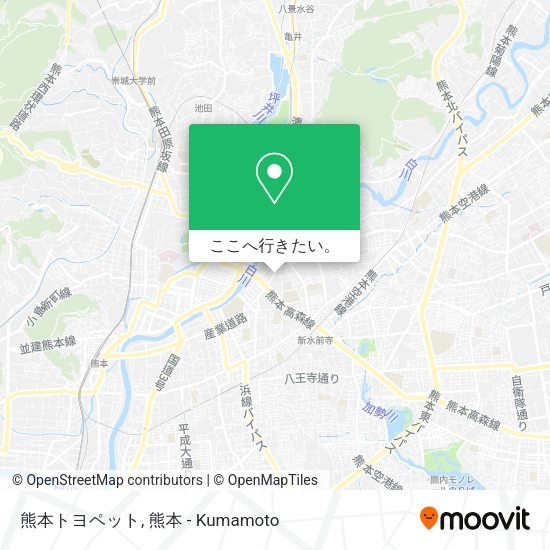 熊本トヨペット地図