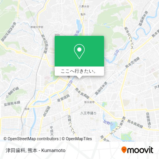 津田歯科地図