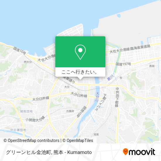 グリーンヒル金池町地図