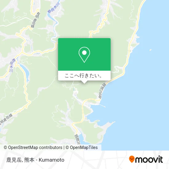 鹿見岳地図