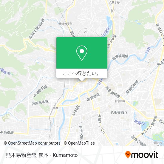 熊本県物産館地図