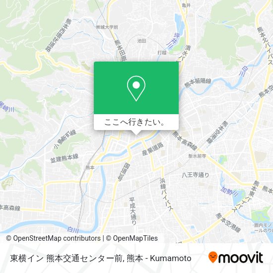 東横イン 熊本交通センター前地図