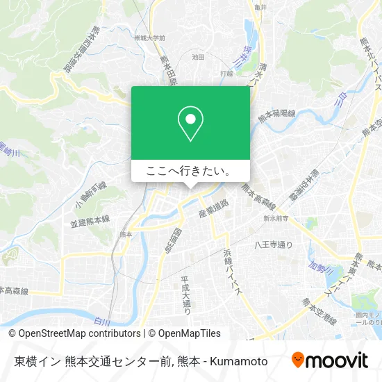 東横イン 熊本交通センター前地図