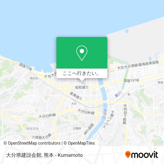 大分県建設会館地図