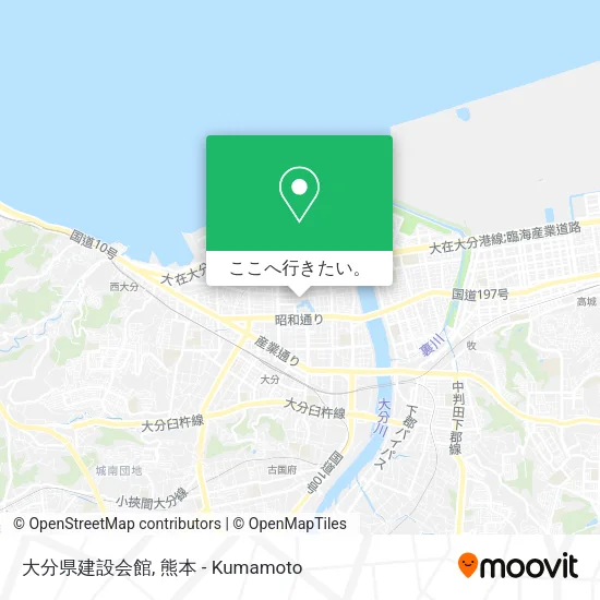 大分県建設会館地図