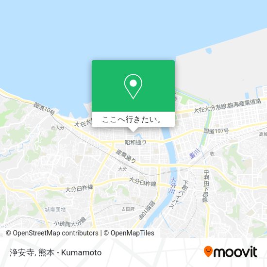 浄安寺地図