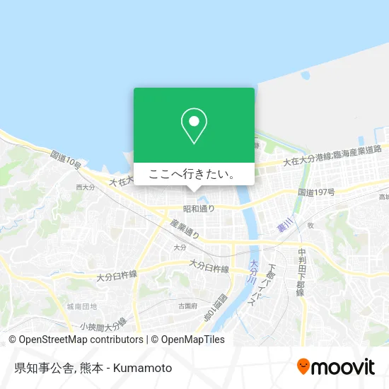 県知事公舎地図