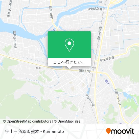 宇土三角線3地図
