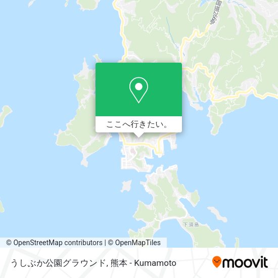 うしぶか公園グラウンド地図
