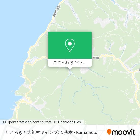とどろき万太郎村キャンプ場地図