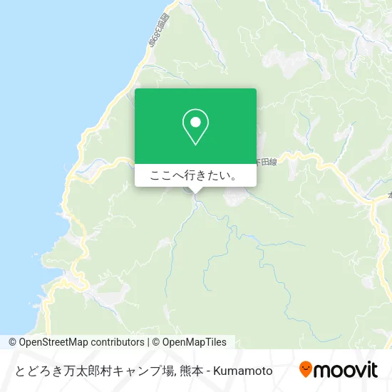 とどろき万太郎村キャンプ場地図