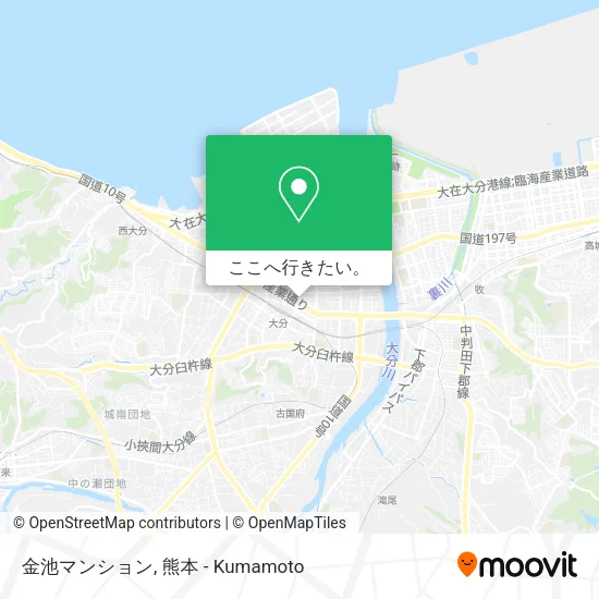 金池マンション地図